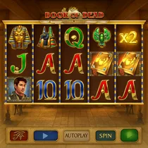 LyraBet - Machine à Sous Book of Dead - Gros Gains